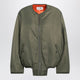 Mm6 Maison Margiela Khaki Nylon Jacket With Contrasting Lining