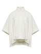 Mm6 Maison Margiela White Cotton Short Sleeves Sweater