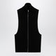 Mm6 Maison Margiela Black Wool Zip Vest