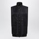 Mm6 Maison Margiela Black Nylon Zip-Up Vest