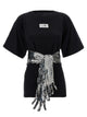Mm6 Maison Margiela Sequin Gloves T-Shirt