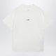 Mm6 Maison Margiela White Cotton Jersey T-Shirt With Logo Patch