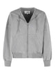 Mm6 Maison Margiela Grey Zip Up Sweatshirt