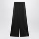 Mm6 Maison Margiela Black Satin Palazzo Pants