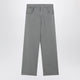 Mm6 Maison Margiela Grey Mélange Cotton Trousers