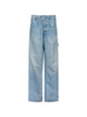 Mm6 Maison Margiela Blue Wideleg Jeans