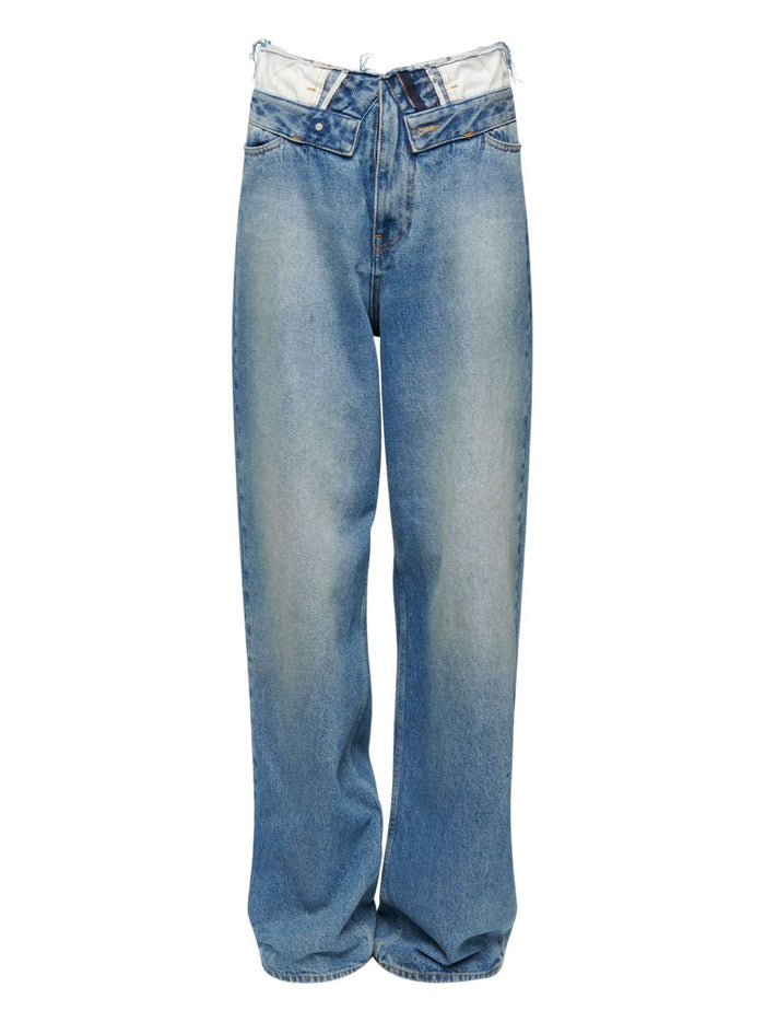 Mm6 Maison Margiela Light Blue 5-Pocket Cotton Jeans