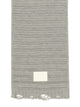 Mm6 Maison Margiela Grey Wool Acrylic Scarves