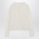 Loewe White Mohair-Blend Cardigan