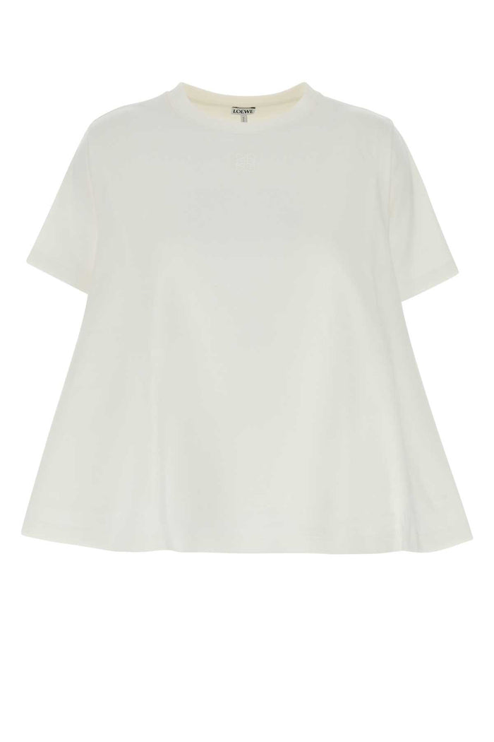 Loewe White Cotton Blend T-Shirt