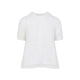 Loewe White Short Sleeve Mohair Sweater
