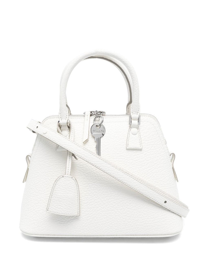 Maison Margiela White Leather 5Ac Handbag