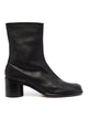 Maison Margiela Black Leather Tabi-Toe Ankle Boots