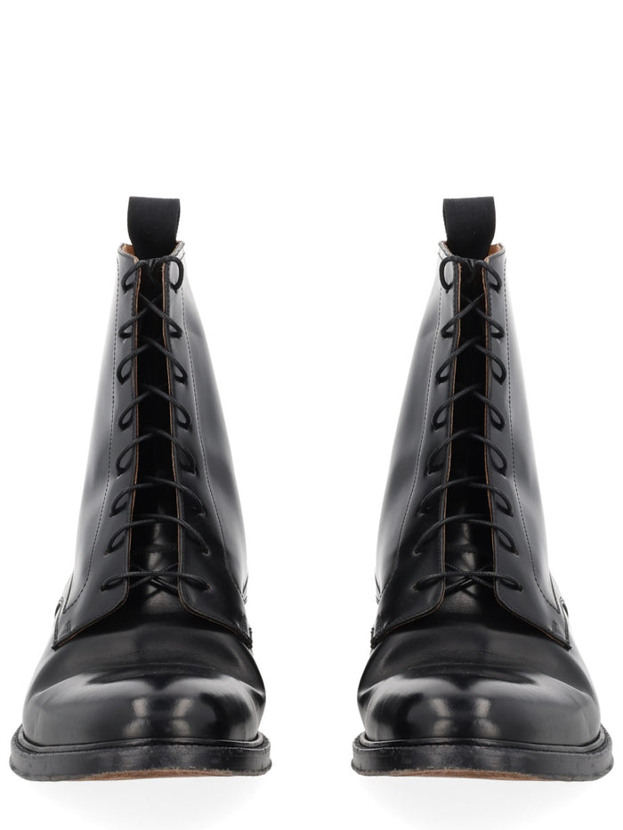 Maison Margiela Black Leather Loafers