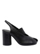 Mm6 Maison Margiela Black Anatomic Numeric Slingback