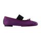 Mm6 Maison Margiela Anatomic Numeric Plumcolored Ballet Flats