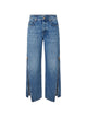 Loewe Side-Slit Wide-Leg Denim Jeans