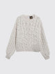 Loewe Anagram Cable-Knit Sweater