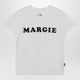 Mm6 Maison Margiela Vintage Jersey Cotton T-Shirt In White