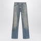 Mm6 Maison Margiela Straight-Leg High-Waist Cotton Jeans In Medium Blue