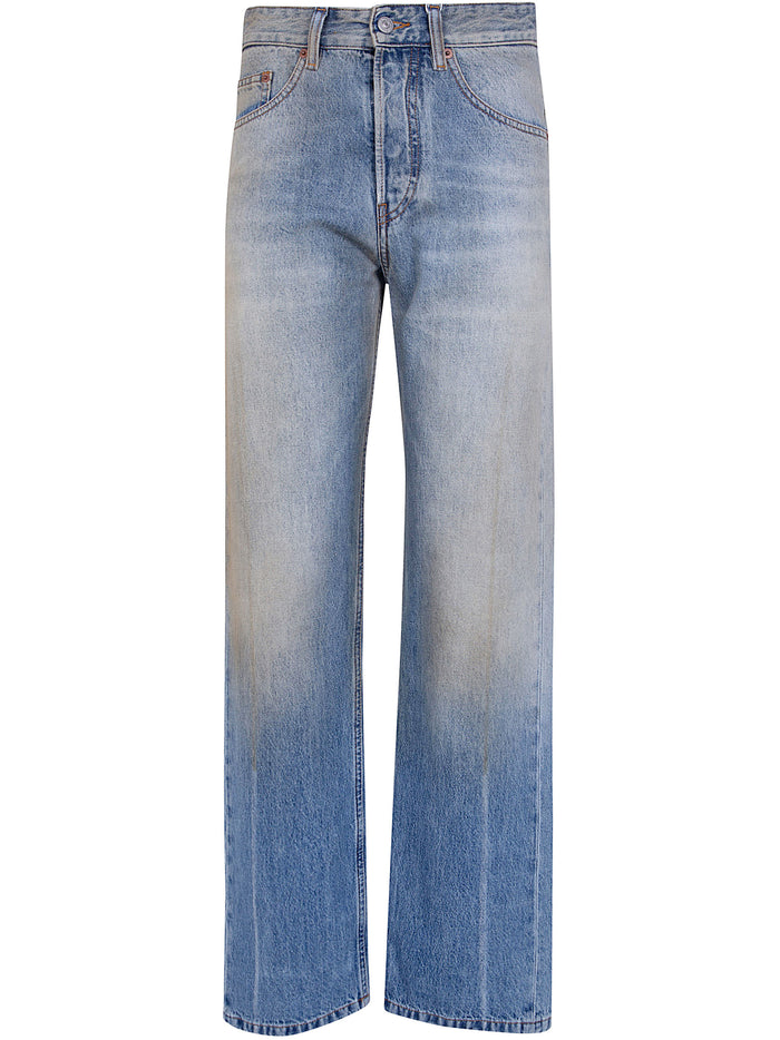 Mm6 Maison Margiela Straight Denim Crop