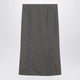 Mm6 Maison Margiela Brown And Beige Patterned Wool Midi Skirt