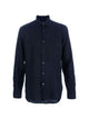 Aspesi Blue Linen Shirt