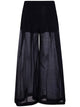 Semicouture "Johnny" Muslin Double Layers Micro Shorts