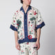 Dsquared2 Aloha Souvenir Silk Bowling Shirt In Multicolor