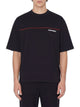 Dsquared2 Loosefit Cotton Jersey Tshirt With Logo In Black