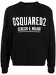 Dsquared2 Logo Detail Cotton Sweatshirt