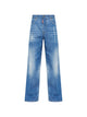 Dsquared2 Light Blue Cotton Trousers