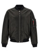 Dsquared2 Leather Bomber Jacket