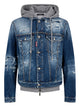 Dsquared2 Navy Blue Cotton Sportsjacket