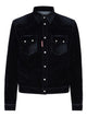 Dsquared2 Denim Jacket With Flocked Detailing