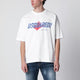 Dsquared2 White Loosefit Tshirt With Logo Print