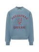 Dsquared2 Blue Cotton Sweatshirt