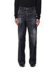 Dsquared2 Black Stretch Denim Loose Jeans