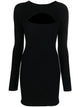 Dsquared2 Black Viscose Dress