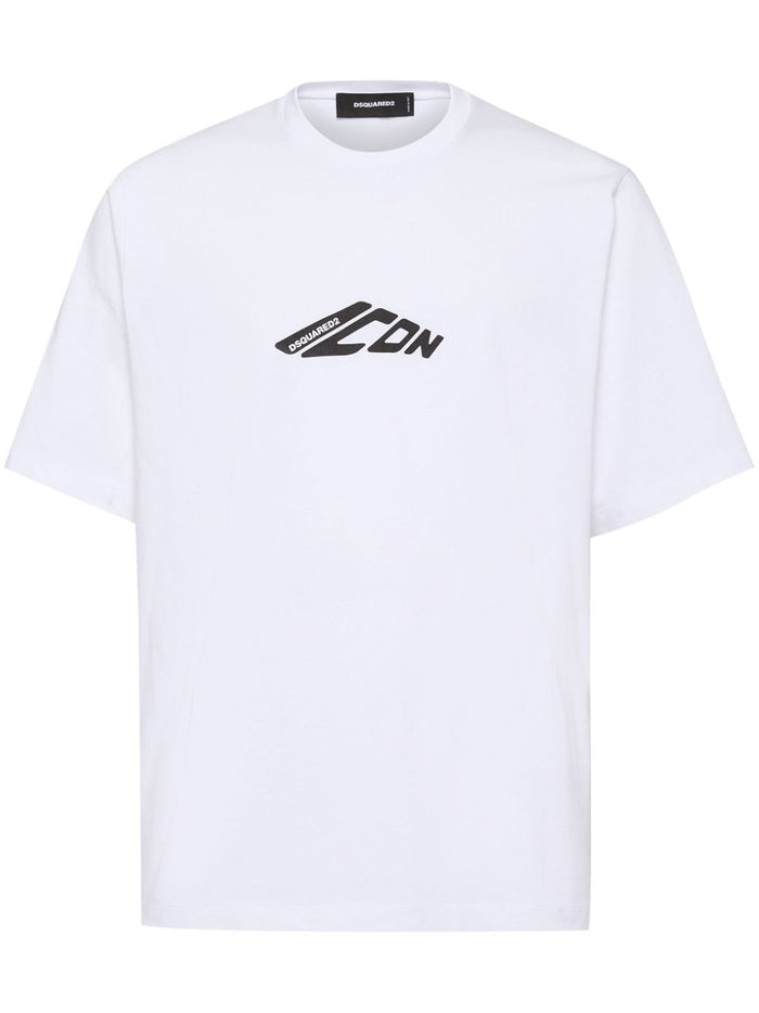 Dsquared2 White Cotton T-Shirt
