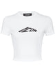 Dsquared2 Women White Cotton T-Shirt
