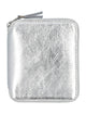 Comme Des Garçons Wallet Comme Des Garçons Wallet Metallic Leather Zip-Around Wallet