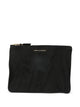 Comme Des Garçons Wallet Washed Leather Wallet With Zip
