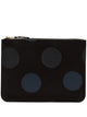 Comme Des Garçons Wallet Logo Zippered Wallet