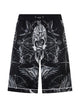 Philipp Plein Philipp Plein Printed Silk Shorts
