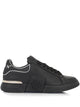 Philipp Plein Black Skull Motif Sneakers