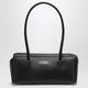Mm6 Maison Margiela Small Black Leather Bowling Bag