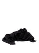 Elisabetta Franchi Black Viscose Modal Scarf