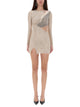 Self-Portrait Ivory Polyester Dress