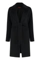 Max Mara Studio Robe Coat In Beaver Wool